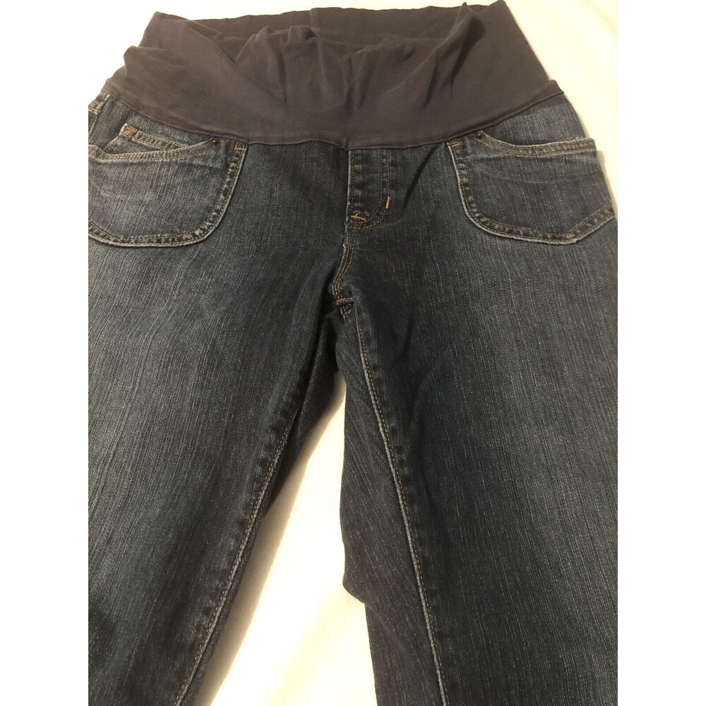 Gap Maternity Jeans Women's Stretch Blue Boot Cut 5 Pocket Size 6 X 31